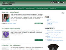 Tablet Screenshot of cindyjclemens.com